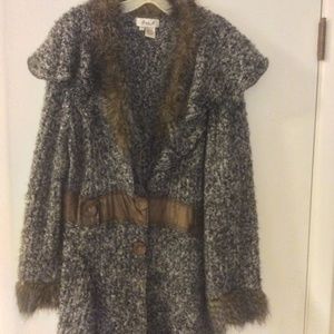 Shawl Collared Sweater/Coat